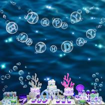 Decorações de festa Cheerland Under the Sea Feliz Aniversário Decorações de festa Cheerland Under the Sea Feliz Aniversário