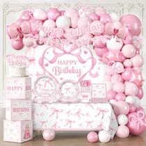 Decorações de festa Cocomigo Coquette Birthday serve 20