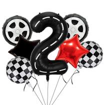 Decorações de Festa de Aniversário com Balões de Carros de Corrida Eostankr Decorações de Festa de Aniversário com Balões de Carros de Corrida Eostankr