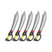 Decorações De Festa De Aniversário Com Tema Pirata Para Crianças, 12 Peças De Espadas Infláveis De Decorações De Festa De Aniversário Com Tema Pirata Para Crianças, 12 Peças De Espadas Infláveis De