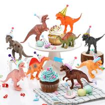 Decorações de festa de aniversário de dinossauro Colingmill 18 unidades