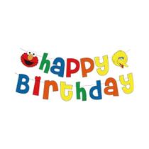 Decorações De Festa De Aniversário Infantil Do Sesame Street, Utensílios Descartáveis, Copos,