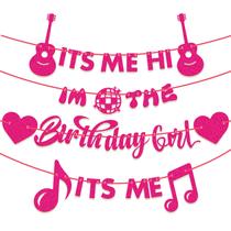 Decorações de festa de aniversário Palksky Its Me Hi Birthday Girl