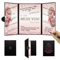 Decorações de festa de despedida DARUNAXY Rose Gold Sentiremos sua falta Decorações de festa de despedida DARUNAXY Rose Gold Sentiremos sua falta