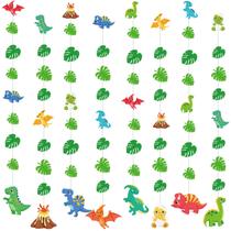 Decorações de festa de dinossauros Daifunli Dinosaur Garlands x8 Decorações de festa de dinossauros Daifunli Dinosaur Garlands x8