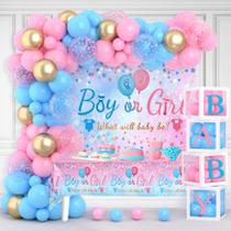 Decorações de festa de revelação de gênero Frigg Balloon Arch Kit