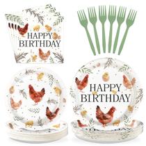 Decorações de festa: frango grego: aniversário para 24 pessoas