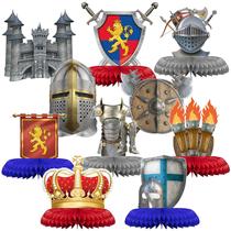 Decorações de festa Gersoniel Medieval Knight 10 peças +14 anos Decorações de festa Gersoniel Medieval Knight 10 peças +14 anos