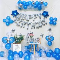 Decorações de festa iPartyCool Birthday 78 unidades com balões de alumínio Decorações de festa iPartyCool Birthday 78 unidades com balões de alumínio