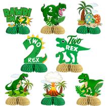 Decorações de festa Jollyboom Two Rex Dinosaur 2º aniversário Decorações de festa Jollyboom Two Rex Dinosaur 2º aniversário