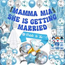 Decorações de festa julyshy Mamma Mia Bachelorette 86 unidades Decorações de festa julyshy Mamma Mia Bachelorette 86 unidades