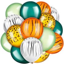 Decorações de festa Liliful Jungle Balloons 30cm 24 peças