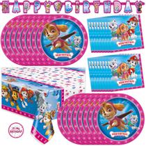 Decorações de festa: o aniversário de Skye Paw Patrol serve 16