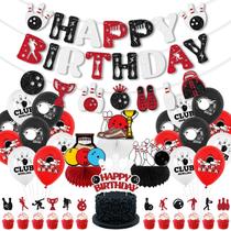 Decorações de festa Obussgar Bowling Suprimentos para festas de aniversário