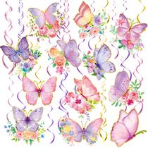 Decorações de festa Ougher Butterfly Hanging Swirl 32 unidades Decorações de festa Ougher Butterfly Hanging Swirl 32 unidades