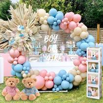 Decorações de festa, Patimate Gender Reveal, kit de 176 balões Decorações de festa, Patimate Gender Reveal, kit de 176 balões