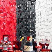 Decorações de festa: pink-blume, Big Circle Dots, vermelho, preto, branco