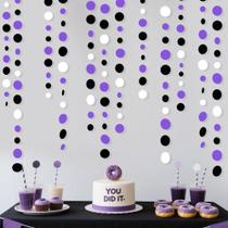 Decorações de festa: rosa, blume, 14 m, roxo, preto, bolinhas
