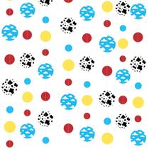 Decorações de festa rosa/blume Cartoon Story Circle Dot Garland Decorações de festa rosa/blume Cartoon Story Circle Dot Garland