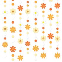 Decorações de festa rosa/blume Groovy Daisy Garland 14,4 m Decorações de festa rosa/blume Groovy Daisy Garland 14,4 m