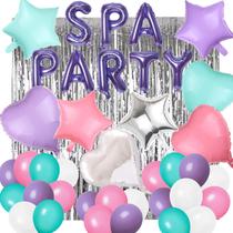 Decorações de festa, tema de spa DUFACAI, aniversário, conjunto de 42 unidades