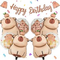 Decorações de festa Trandraft Capybara Birthday 9 unidades