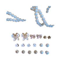 Decorações De Fivelas Para Sapatos DIY Em Bege, 18 Peças, Acessórios Multifuncionais Em Forma De Decorações De Fivelas Para Sapatos DIY Em Bege, 18 Peças, Acessórios Multifuncionais Em Forma De