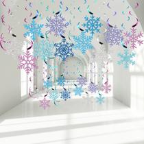 Decorações de Flocos de Neve - 30 Peças para Pendurar Decorações de Flocos de Neve - 30 Peças para Pendurar