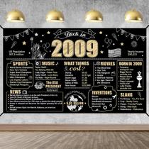 Decorações de fundo de banner de aniversário 16º aniversário de Eiurteao Decorações de fundo de banner de aniversário 16º aniversário de Eiurteao