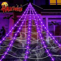 Decorações de Halloween ao ar livre, 250 LED, 23 x 18 pés, a