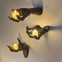 Decorações de Halloween DAZONGE, montadas na parede, Creepy Hands x3