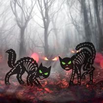 Decorações de Halloween Doesen Black Cat à prova de ferrugem ao ar livre Decorações de Halloween Doesen Black Cat à prova de ferrugem ao ar livre