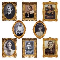 Decorações de Halloween ECGER 3D Changing Face Portraits (8 unidades)