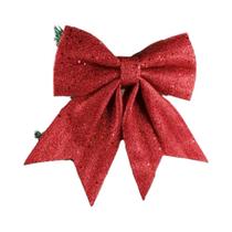 Decorações De Laço Vermelho Dourado Para Natal 1/3/6 Peças 3 Tipos De Tamanho Ornamentos Para Árvore