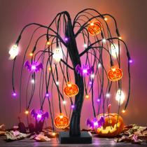 Decorações de mesa de Halloween Mosoan 45cm 36 LED Willow Tree