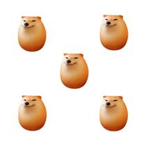 Decorações De Mesa Em PVC Em Forma De Ovo 1 3 5pcs Criativas E Realistas Aliança De Cães E Ovos Decorações De Mesa Em PVC Em Forma De Ovo 1 3 5pcs Criativas E Realistas Aliança De Cães E Ovos