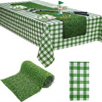 Decorações de mesa Patelai Golf Party com grama artificial Decorações de mesa Patelai Golf Party com grama artificial