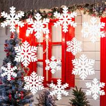 Decorações de Natal ao ar livre, enfeite suspenso, 30 cm, 12 unidades