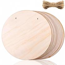 Decorações de Natal, artesanato em madeira, faça você mesmo, pacote com 10 cm, redondo Decorações de Natal, artesanato em madeira, faça você mesmo, pacote com 10 cm, redondo