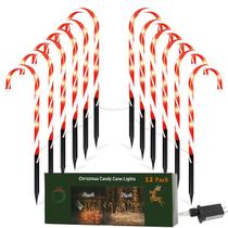 Decorações de Natal Candy Cane Lights 22 Lights 8 Modes