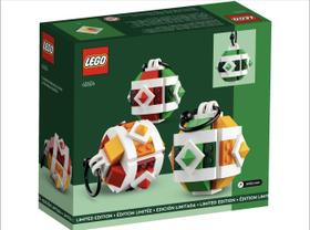 Decorações de Natal Conjunto de enfeites de Natal LEGO 40604