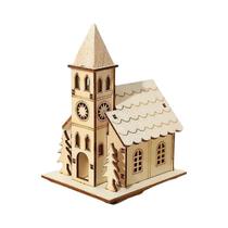 Decorações De Natal Em Madeira Não Acabada, Casa De Natal LED, Ornamentos DIY, Centros De Mesa Decorações De Natal Em Madeira Não Acabada, Casa De Natal LED, Ornamentos DIY, Centros De Mesa