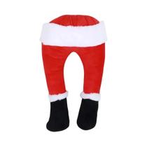 Decorações De Natal Para as Pernas Do Papai Noel, Enfeites Pendurados Para Topo De Árvore,