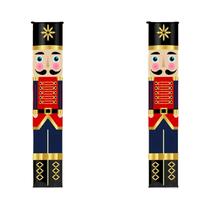 Decorações De Natal Quebra-Nozes Soldado: Faixas De Boas-Vindas Para Interiores E Exteriores,