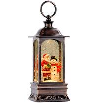 Decorações de Natal Snow Globe Lantern Holyhom 26,67 cm