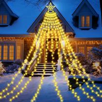 Decorações de Natal Star String Lights OYMMENEY 350 LED