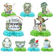 Decorações de pesca para chá de bebê EngoEagle 9 peças para meninos