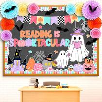 Decorações de quadro de avisos de Halloween Eersida 74 unidades Ghost Decorações de quadro de avisos de Halloween Eersida 74 unidades Ghost