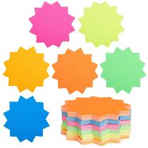Decorações de quadro de avisos Juvale, pacote com 120 sinais Starburst
