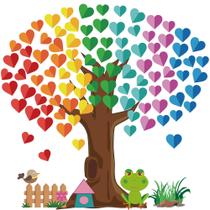 Decorações de quadro de avisos Vcekract Classroom Tree Hearts Decorações de quadro de avisos Vcekract Classroom Tree Hearts